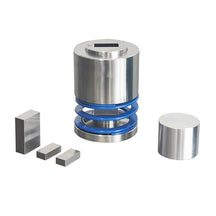 ECS-HC Square Split Pressing Die (3-20 mm) with Spring for Bidirectional Pressurization of High Compaction Density Pellet, EHCSSPDSBP