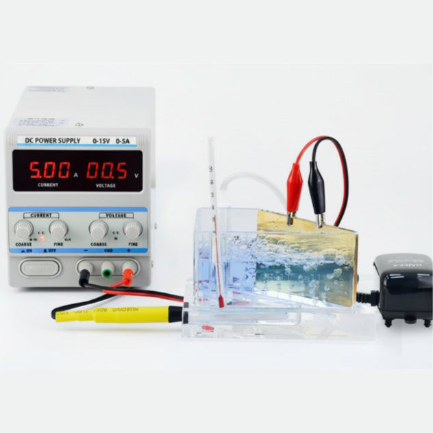 Lab-Scale Electroplating Kit with Hull Cell (267 mL, 15V/5A), ELSEPKHC