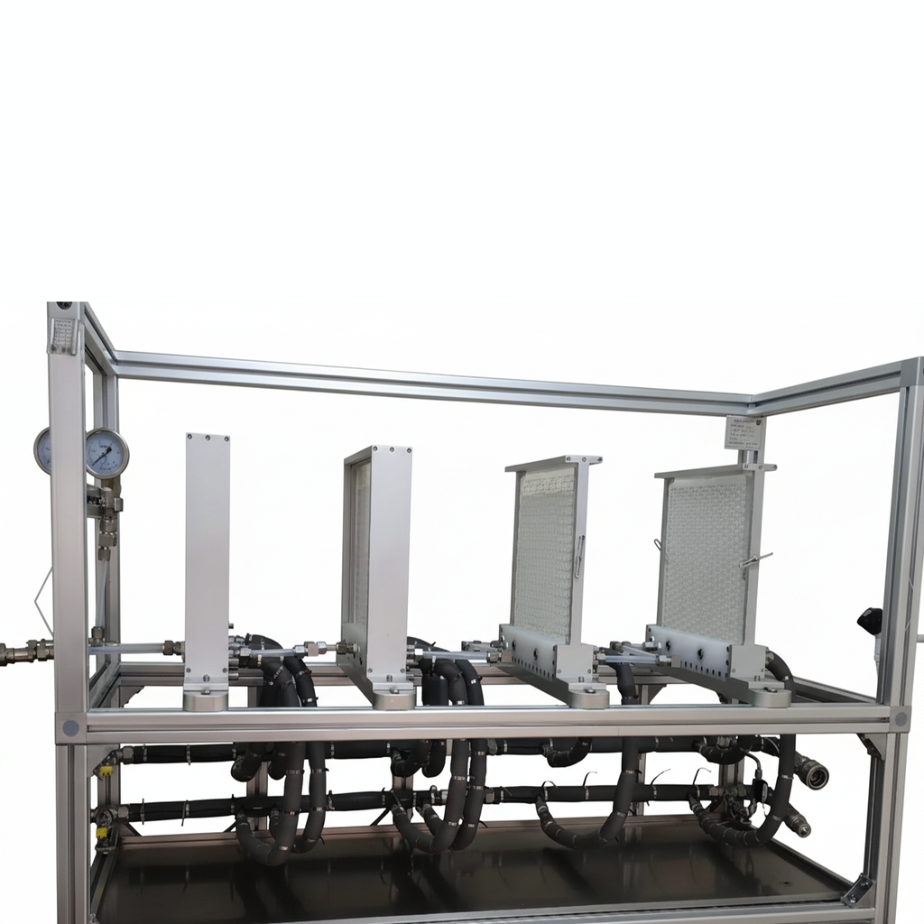 ECS-ML Scalable Continuous Flow Microreactor (L290*W290*T21 mm), EMLSCFMR