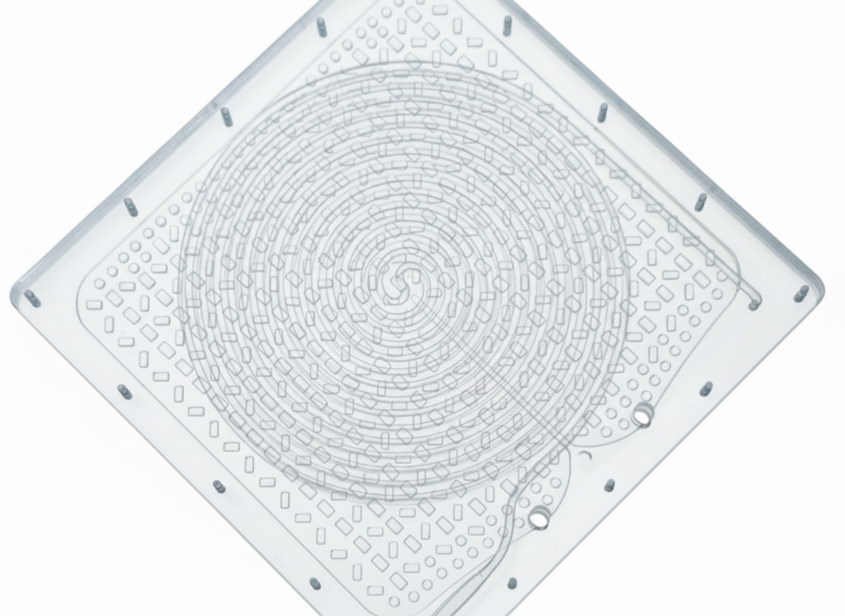 ECS-MS Continuous Flow Microreactor with Spiral Channel, EMSCFMRSC