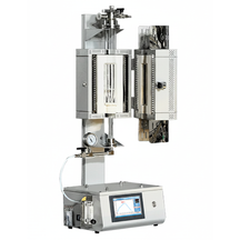 ECS-N Fluidized Bed Chemical Vapor Deposition (FBCVD) Furnace (Max. 1200℃, 2" Quartz Tube) for Powder Coating, ENFBCVDF