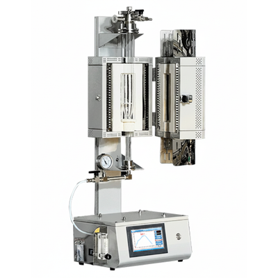 ECS-N Fluidized Bed Chemical Vapor Deposition (FBCVD) Furnace (Max. 1200℃, 2" Quartz Tube) for Powder Coating, ENFBCVDF