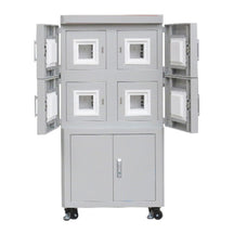 ECS-N 1500℃ High Throughput Intelligent Muffle Furnace (1.7 L× 4) with Touch-Screen Control, ENHTIMFTSC1500