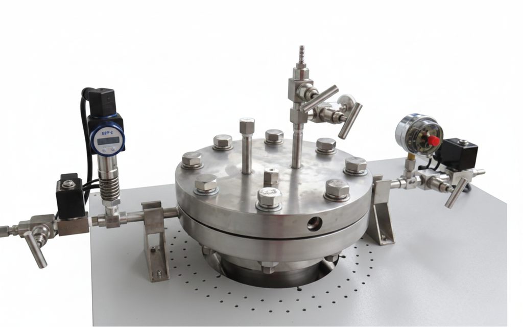 ECS-NM High Pressure (≤8MPa) & Vacuum Molten Salt Electrolysis Furnace (Max. 1000℃), ENMHPVMSF