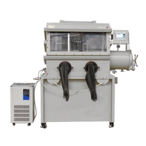 ECS-NM Vacuum Molten Salt Electrolysis Furnace (Max. 1000℃) Integrated with Single Chamber Glovebox, ENMVMSFSCG