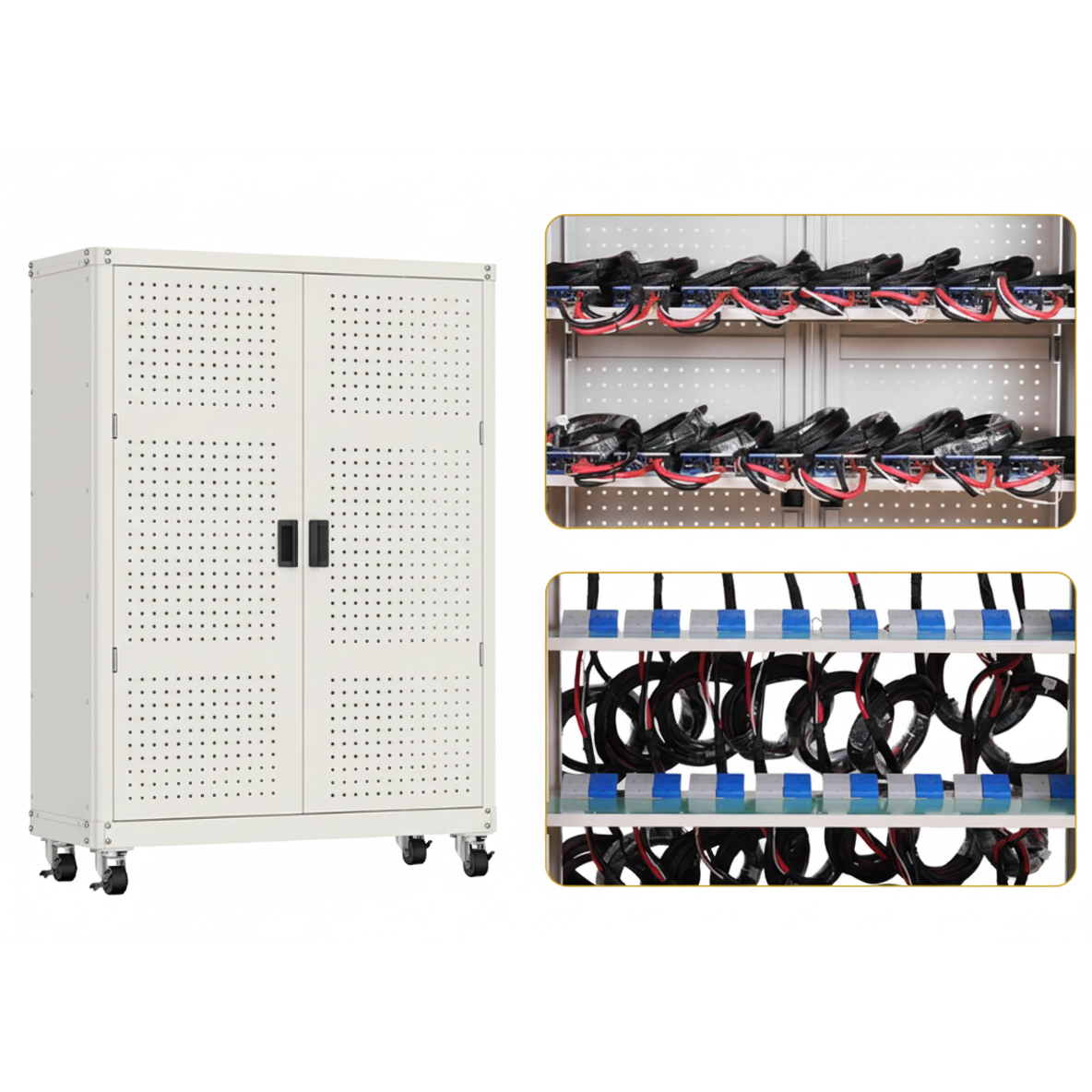 Neware PDCJ-R1-P1-100A-32CH-D1F Pouch Cell Rack (100A), ENPDCJR1P1100A32CHD1F