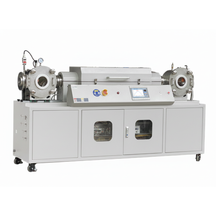 ECS-N Roll-to-Roll Three-Zones CVD Furnace (Max. 1200℃, 4" Quartz Tube) for 2D Material Synthesis, ENR2R3ZCVDF