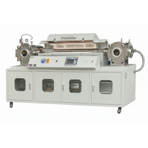 ECS-N Roll-to-Roll Three-Zones CVD Furnace (Max. 1200℃, 4" Quartz Tube) for 2D Material Synthesis, ENR2R3ZCVDF