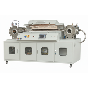 ECS-N Roll-to-Roll Three-Zones CVD Furnace (Max. 1200℃, 4" Quartz Tube) for 2D Material Synthesis, ENR2R3ZCVDF