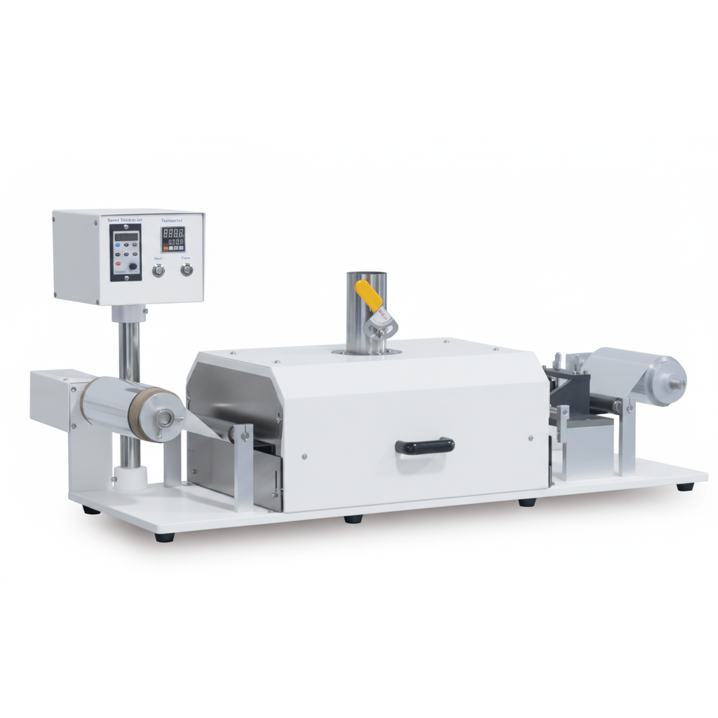 ECS-R Economic Benchtop Roll-to-Roll Tape Casting Coater (150℃, Max. W200 mm), EREBR2RTCC
