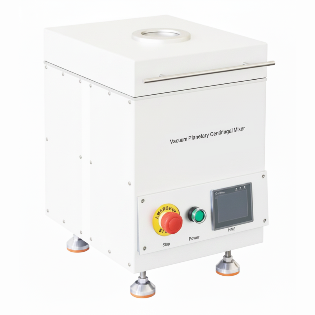 ECS-S Compact Planetary Vacuum Centrifugal Mixer (2000 rpm, 2*150 mL) with HMI Touch Screen, ERECPVCMTS