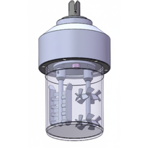 ECS-R Economic Dual-Shaft Planetary Vacuum Slurry Mixer (1000 rpm, 500 mL), EREDSPVSM