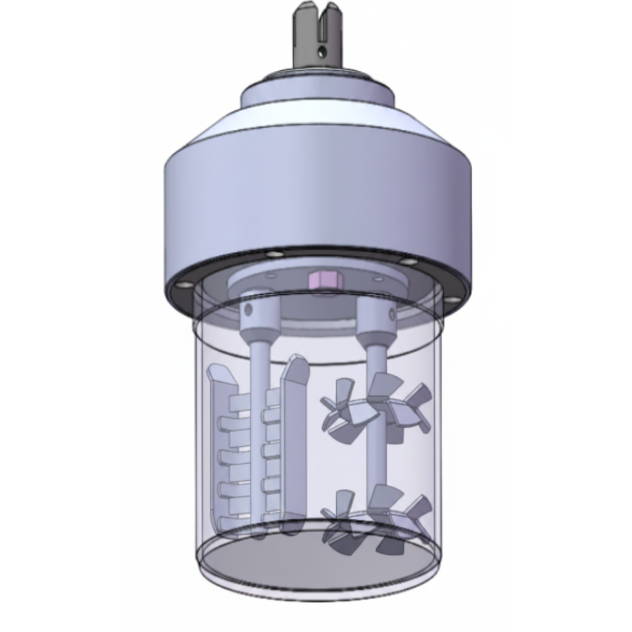 ECS-R Economic Dual-Shaft Planetary Vacuum Slurry Mixer (1000 rpm, 500 mL), EREDSPVSM