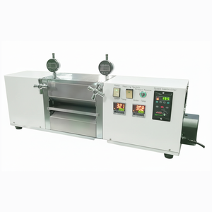 ECS-RM Gap-Control Hot Rolling Press (W200mm, 130°C) for Electrode Calendering, ERMECGCHRP