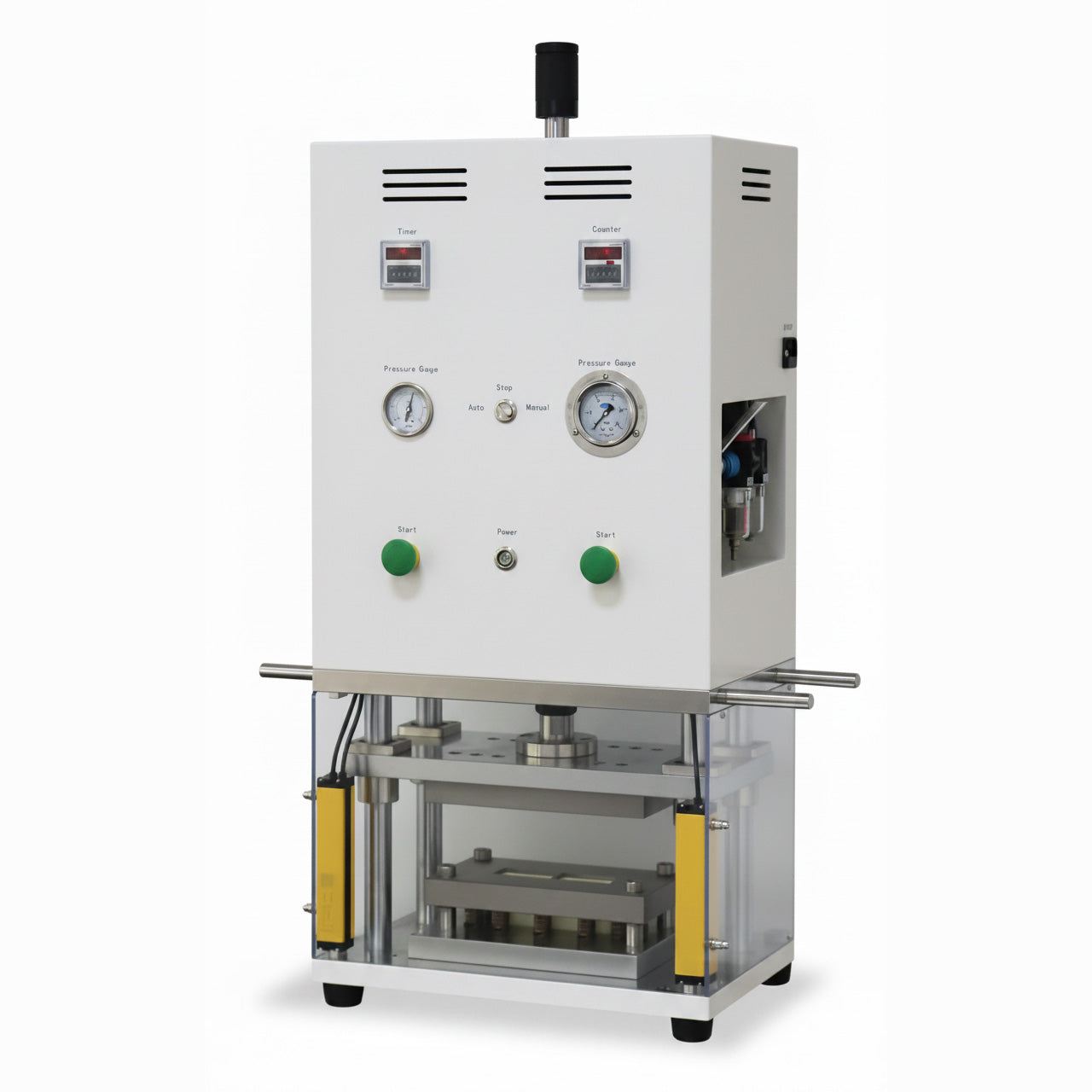 ECS-RM Economic Pneumatic Pouch Forming Machine (L150mm x W120mm) for Pouch Cells, ERMPCEPPFM