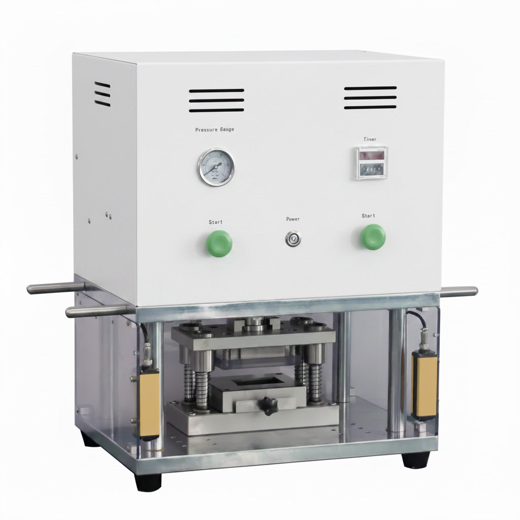ECS-RS Economic Convex/Concave Metal-Type Electrode Sheet Cutter (L120mm x W100mm) for Pouch Cells (Ar Glovebox Compatible), ERSPCECCMESC