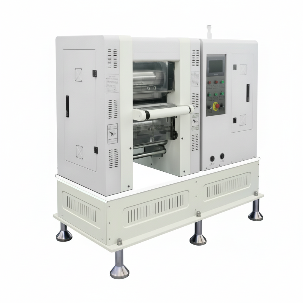 ECS-SL High-Pressure-Controlled Cold Rolling Press (W=350mm, 100T) for Electrode Calendering, ESLECHPCCRP