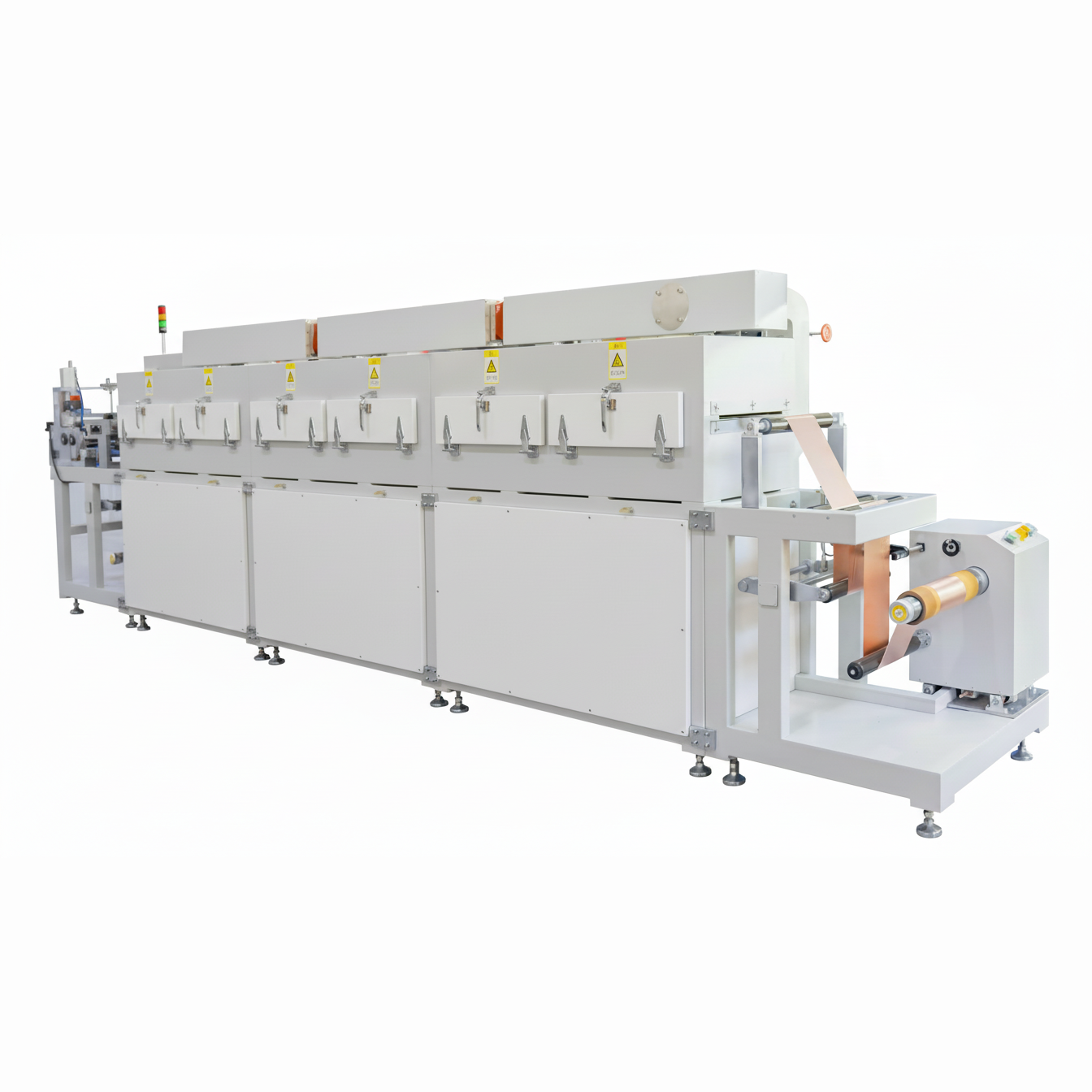 ECS-SL Pilot-Scale Multifunctional Roll-to-Roll Coater (Max. 360 mm, Doctor Balde, Reverse Comma, Slot Die, and Microgravure), ESLPSMR2RC