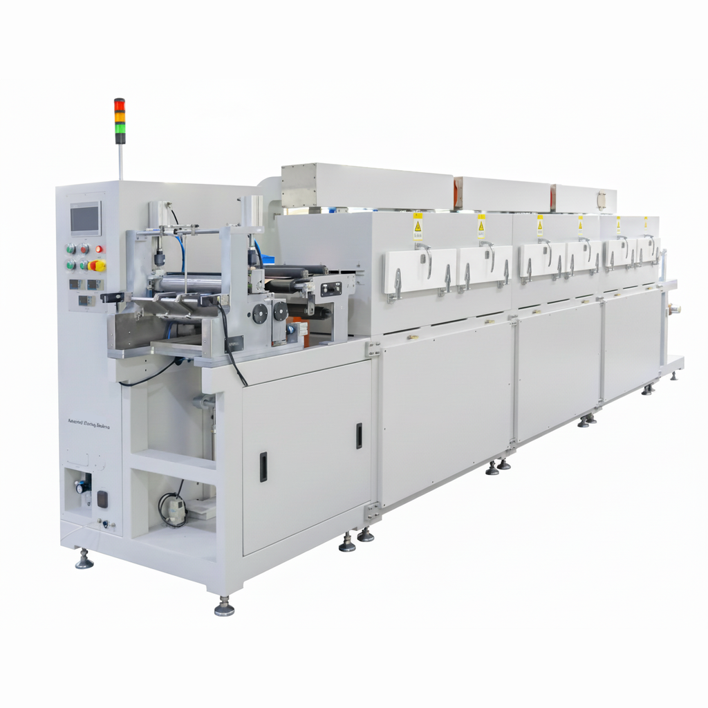 ECS-SL Pilot-Scale Multifunctional Roll-to-Roll Coater (Max. 360 mm, Doctor Balde, Reverse Comma, Slot Die, and Microgravure), ESLPSMR2RC