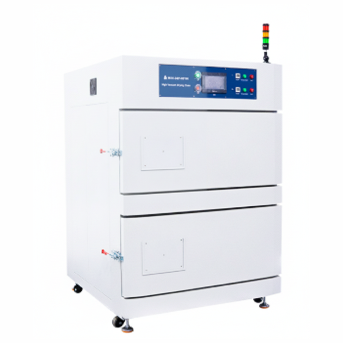 ECS-SM High Vacuum Oven with Dual Chambers (100°C, 2×190 L, ≤10 Pa) for Battery Powder and Electrode Drying, ESMBPEDHVO2C