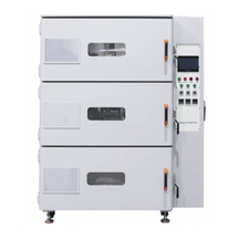 ECS-SM Vacuum Oven with Triple Chambers (150°C, 3×120 L) for Battery Powder and Electrode Drying, ESMBPEDVO3C
