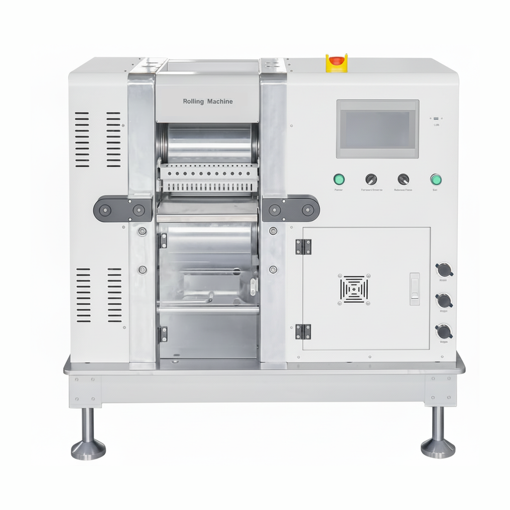 ECS-SM High-Pressure-Controlled Cold Rolling Press (W=200mm, 80T) for Electrode Calendering, ESMECHPCCRP
