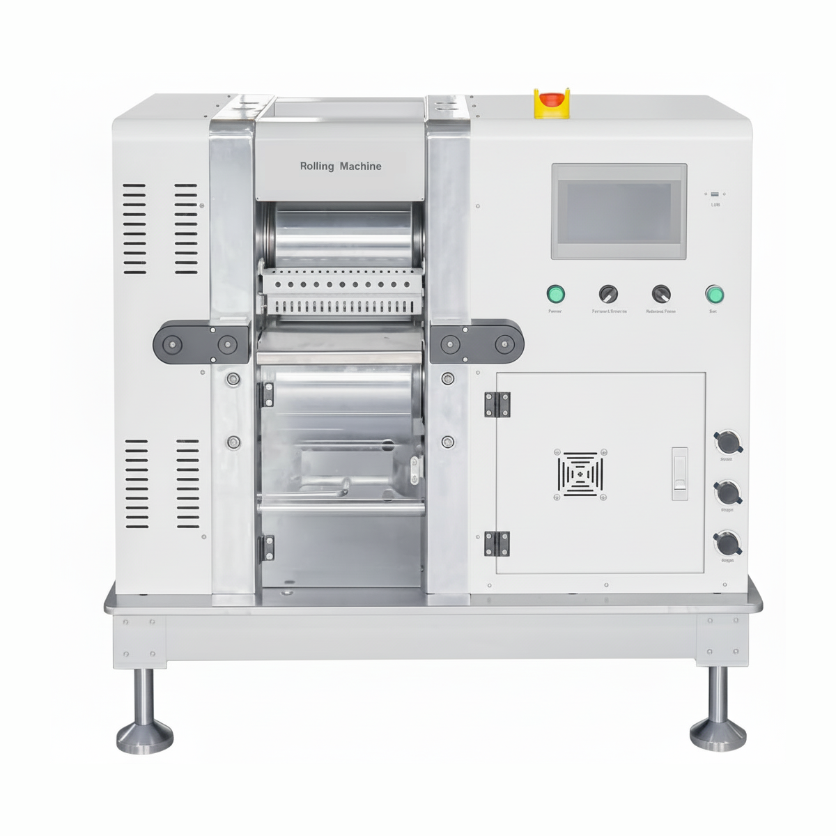 ECS-SM High-Pressure-Controlled Cold Rolling Press (W=200mm, 80T) for Electrode Calendering, ESMECHPCCRP