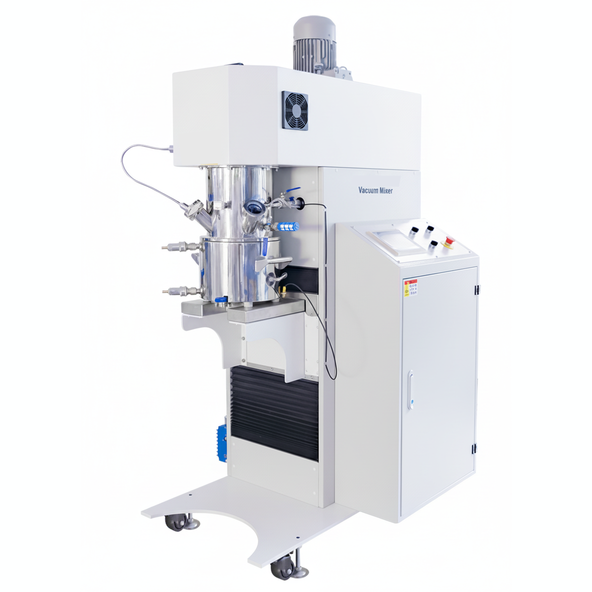 ECS-SM Four-Shaft (Two Mixing, Two Dispersing) Planetary Vacuum Slurry Mixer (2-10 L)- ESMFSPVSM