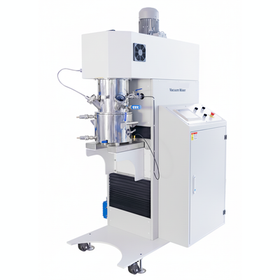 ECS-SM Four-Shaft (Two Mixing, Two Dispersing) Planetary Vacuum Slurry Mixer (2-10 L)- ESMFSPVSM