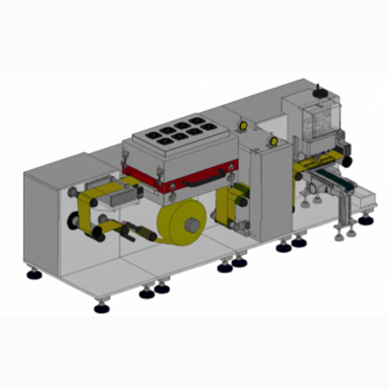 ECS-SM Lab-Scale Roll-to-Roll Electrode Fabrication with Integrated Coater, Calender, and Cutter, ESMR2REFICCC
