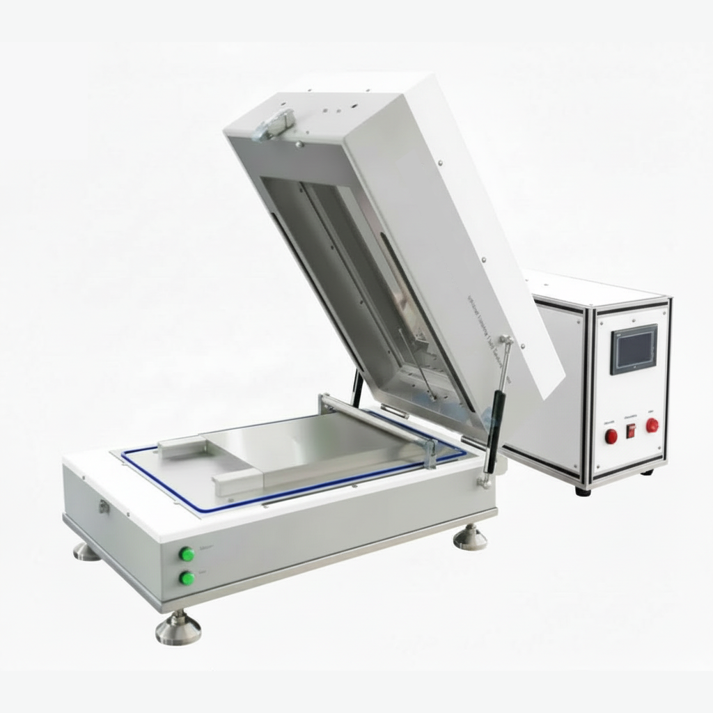 ECS-SM Tape Casting Coater with Infrared Heating Cover (120℃) and Vacuum Bed (L270*W200 mm), ESMTCCIHCVB