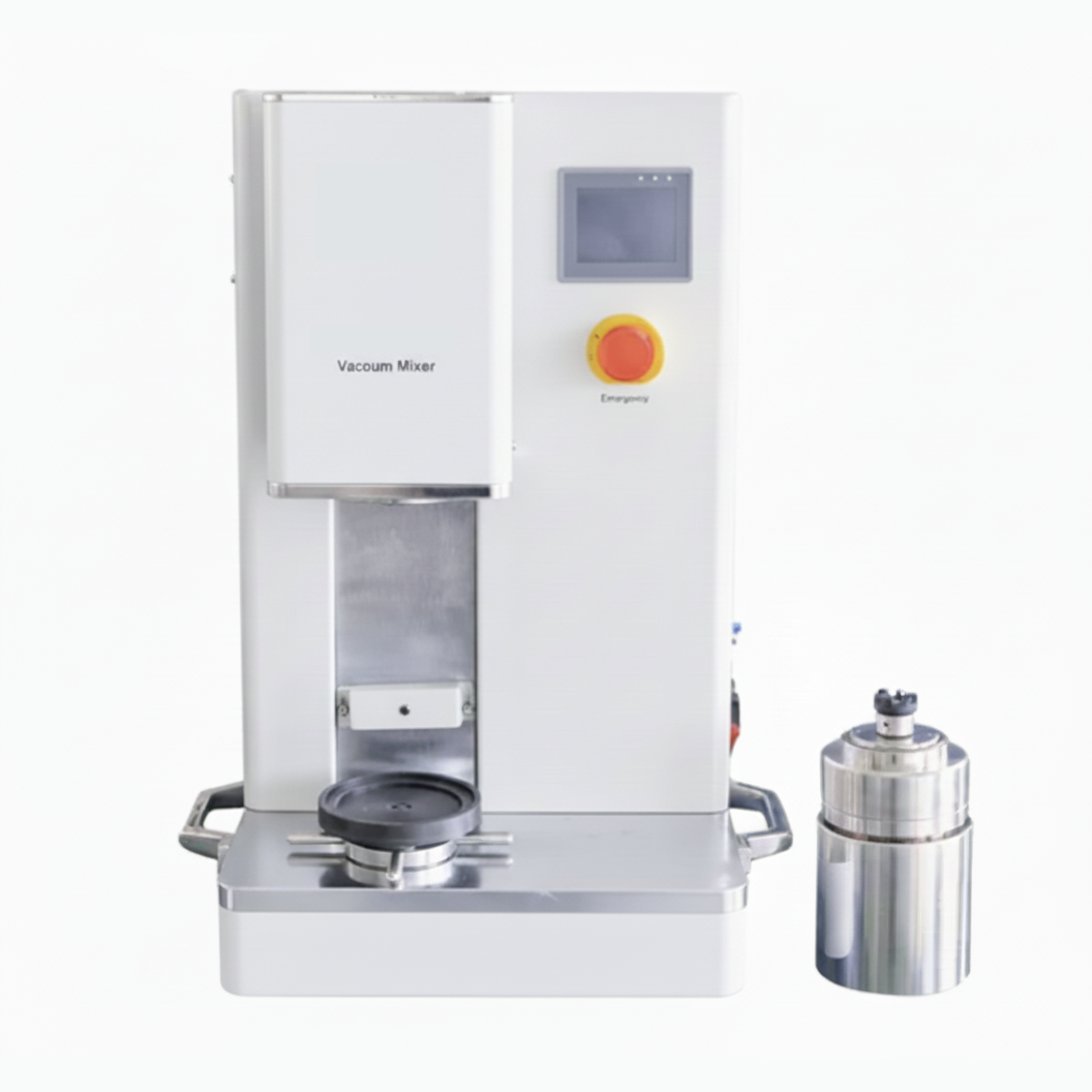 ECS-SS High-Speed (1500 rpm) Dual-Shaft Planetary Vacuum Slurry Mixer (50-1000 mL)- ESSHSDSPVSM