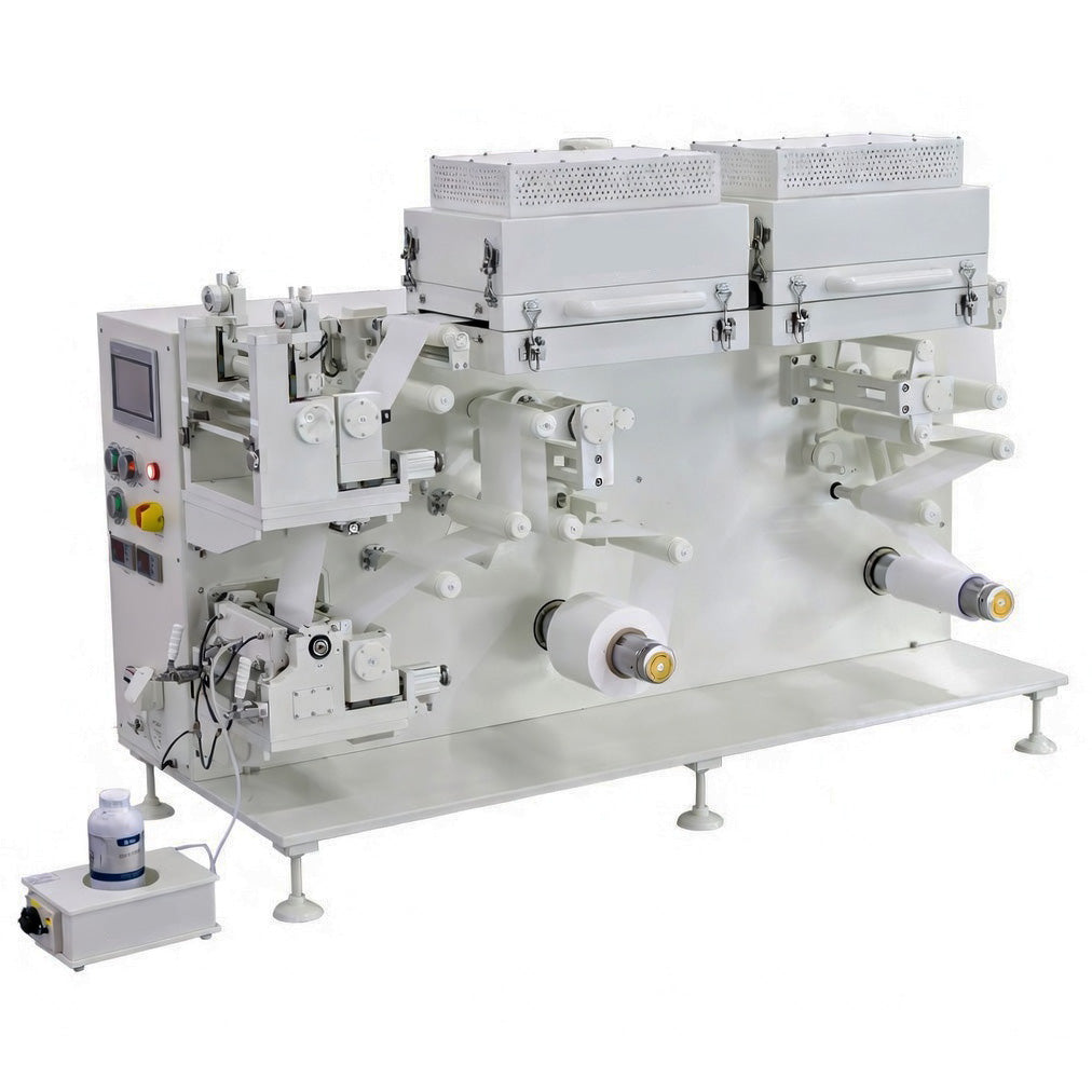 ECS-SS Multifunctional Roll-to-Roll Coater (Max. 160 mm, Doctor Balde, Reverse Comma, Slot Die, and Microgravure) with Dual Heating Chambers, ESSMR2RCDHC