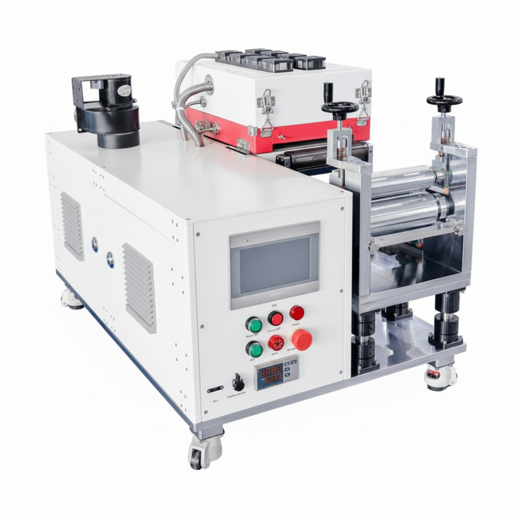 ECS-SS Multifunctional Roll-to-Roll Coater (Max. 160 mm, Doctor Balde, Reverse Comma, Slot Die, and Microgravure), ESSMR2RC