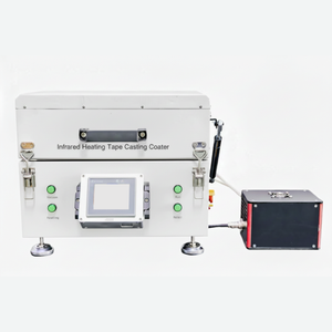 ECS-SS Multifunctional Tape Casting Coater (Doctor Blade, Slot Die, and Wire Rod) with Infrared Heating Cover (120℃) and Vacuum Bed (L230*W120 mm), ESSMTCCIHCVB