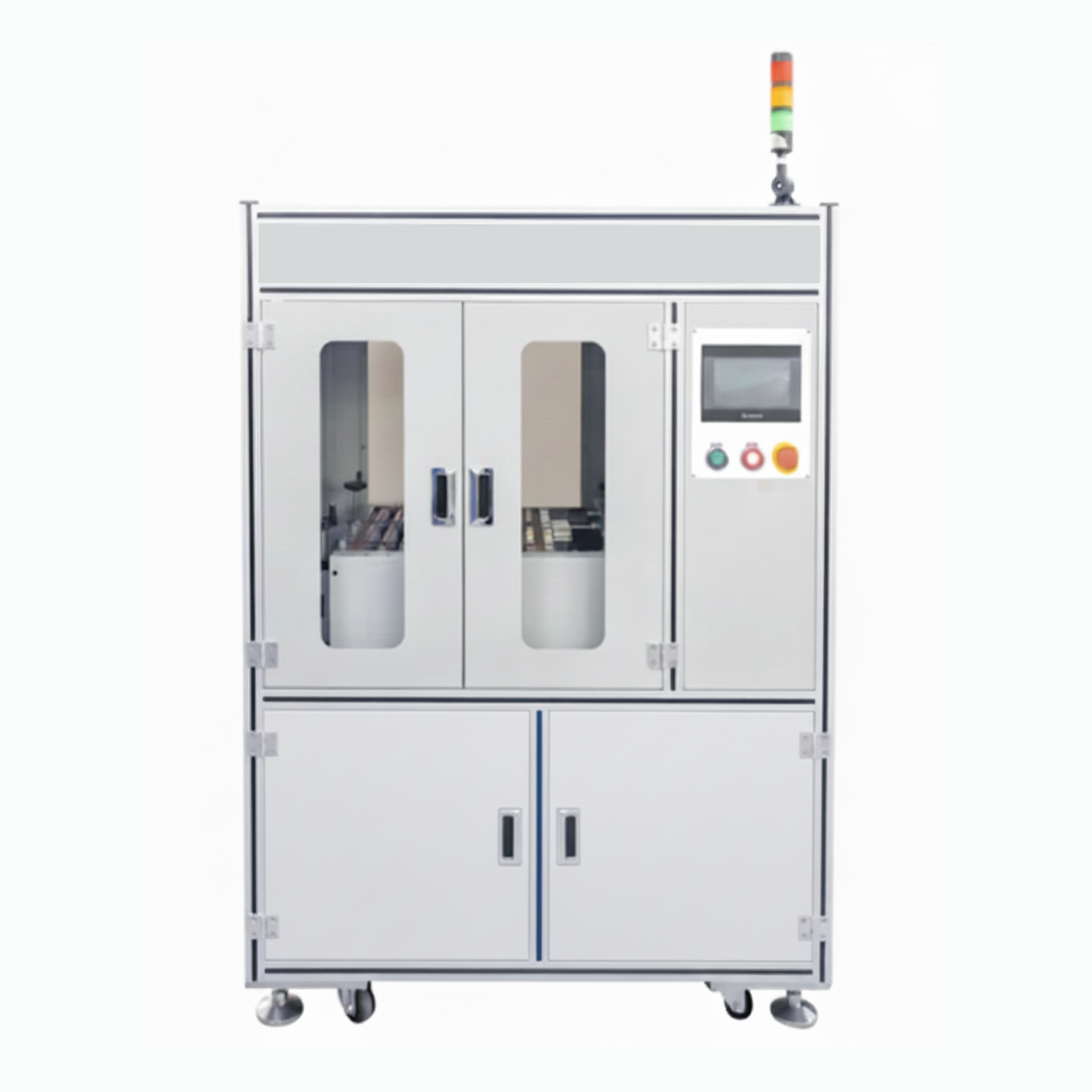 ECS-SS Heat Press Formation Machine (L120*W80 mm, Same-Side Tabs) for Pouch Cells, ESSPCHPFM