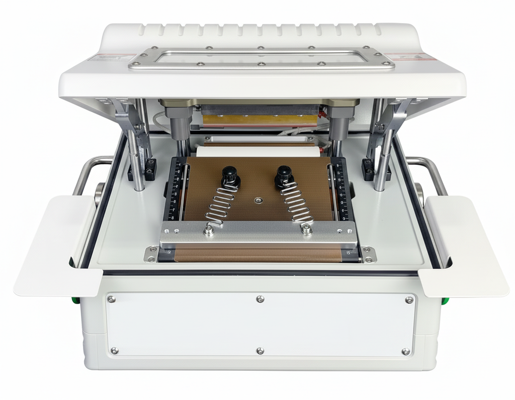 ECS-SS Multifunctional Vacuum Sealer (L100 * W100 mm) for Pouch Cells, ESSPCMVS