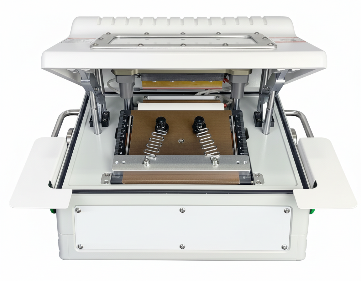ECS-SS Multifunctional Vacuum Sealer (L100 * W100 mm) for Pouch Cells, ESSPCMVS
