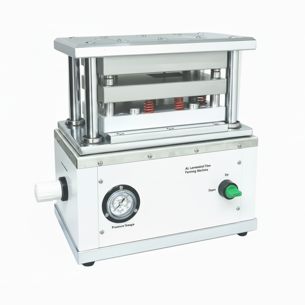 ECS-SS Pneumatic Pouch Forming Machine (L80mm x W65mm) for Pouch Cells, ESSPCPPFM