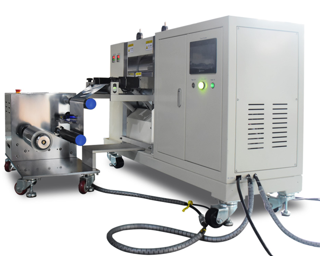 ECS-TL Pressure-Controlled Hot Rolling Press (W=300mm, 40T, 130°C) for Electrode Calendering, ETLECPCHRP