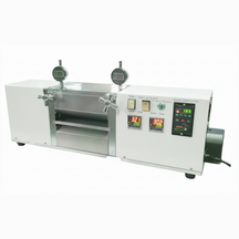 ECS-TM Gap-Control Hot Rolling Press (W200mm, 130°C) for Electrode Calendering, ETMECGCHRP