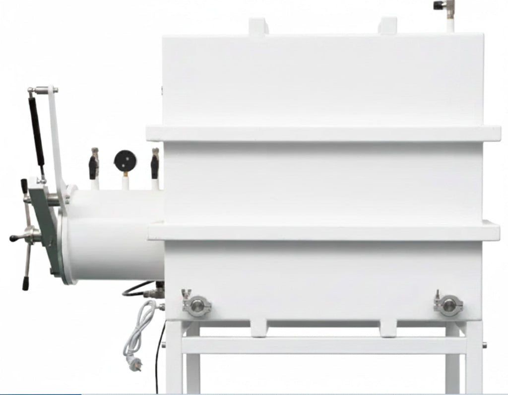 ECS-TR Economic Stainless Steel Vacuum Glovebox with Optional O2/H2O Sensors (~200 ppm) and Pressure Controller, ETRESSVGB