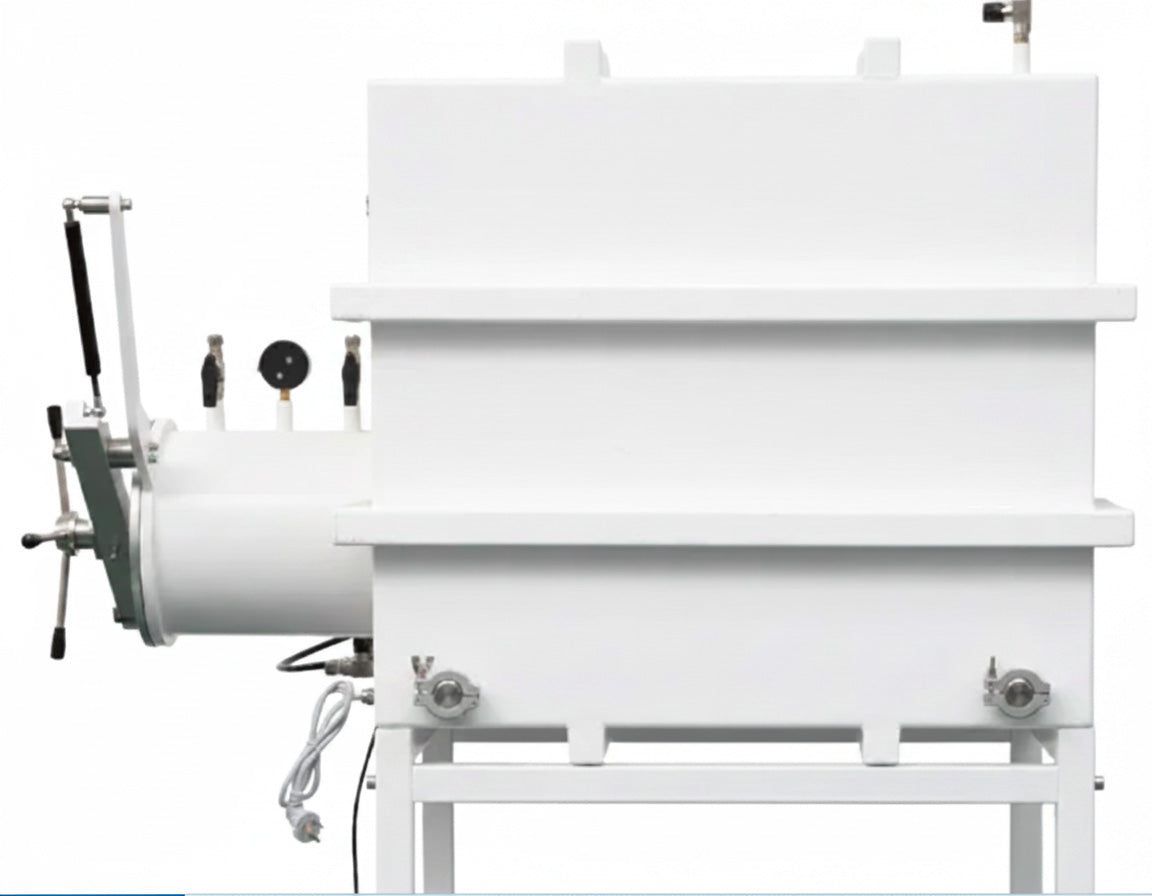 ECS-TR Economic Stainless Steel Vacuum Glovebox with Optional O2/H2O Sensors (~200 ppm) and Pressure Controller, ETRESSVGB