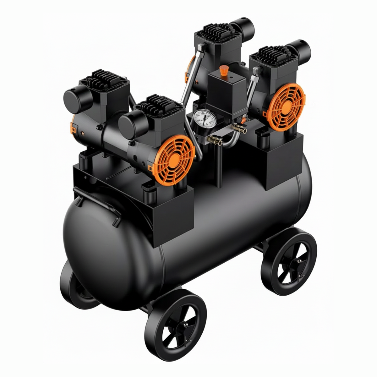 Ultra-Quiet Oil-Free Gas Compressor (120 psi, 220 L/min), EUQOFGC