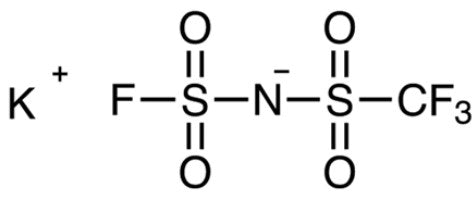 KFTFSI (Potassium (Fluorosulfonyl)(trifluoromethanesulfonyl)imide, 99.9%) Powder as Electrolyte Salt for Potassium-Ion Battery, 5 g/bottle, CPIBESKFTFSI