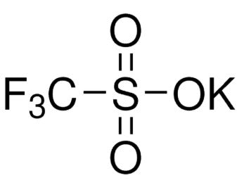 KOTf (Potassium Triflate, 99.0%) Powder as Electrolyte Salt for Potassium-Ion Battery, 25 g/bottle, CPIBESKOTf