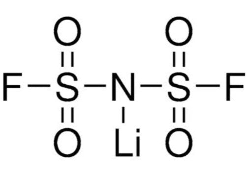 LiFSI (Lithium Bis(fluorosulfonyl)imide, 99.9%) Powder as Electrolyte Salt for Lithium-Ion Battery, 25 g/bottle, CLIBESLiFSI