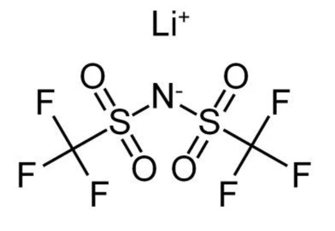 LiTFSI (Lithium bis(trifluoromethanesulfon)imide, 99.9%) Powder as Electrolyte Salt for Lithium-Ion Battery, 25 g/bottle, CLIBESLiTFSI