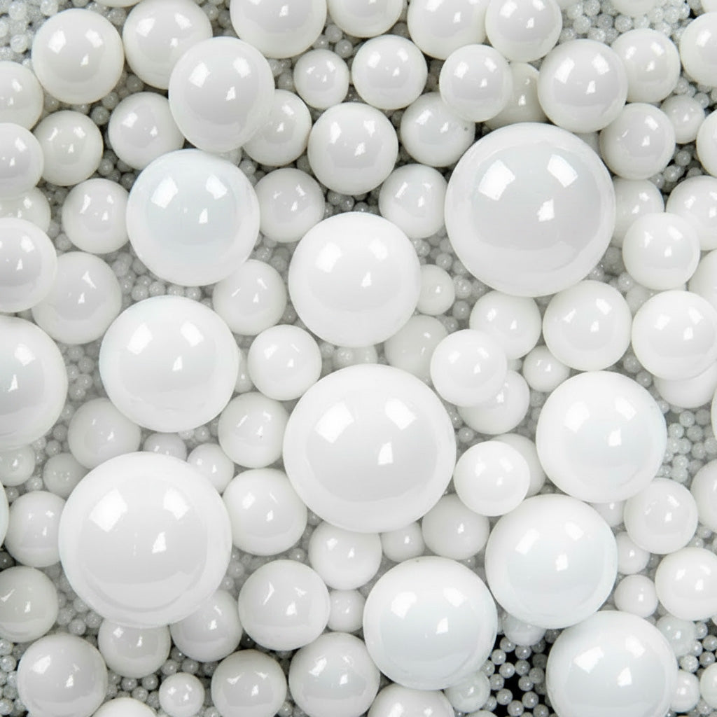 YSZ (95% Tetragonal Phase Purity) Milling Balls (0.1-25 mm), 1 kg/bag, MBYSZ