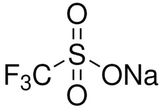 NaOTf (Sodium Triflate, 99.9%) Powder as Electrolyte Salt for Sodium-Ion Battery, 25 g/bottle, CSIBESNaOTf